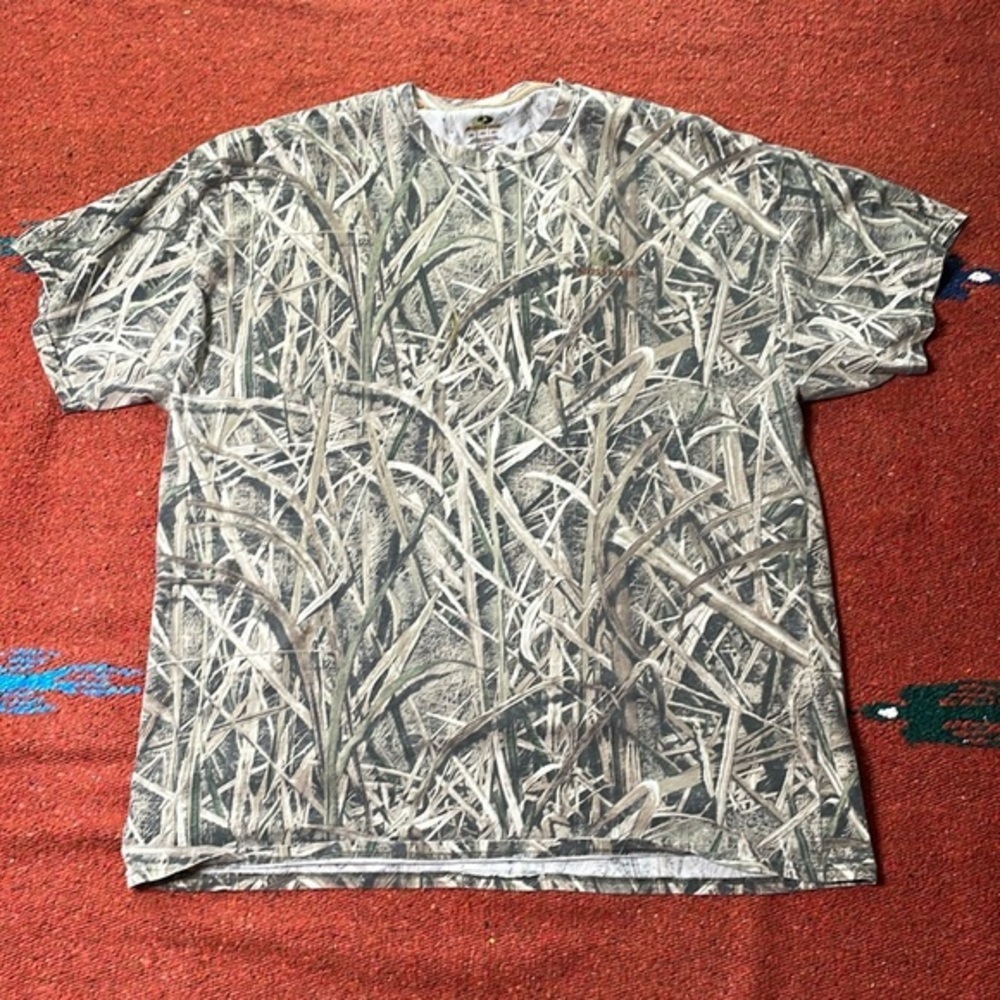 Mossy Oak Camo Mens Size 2XL Western Outdoor‎ Hunting Tee